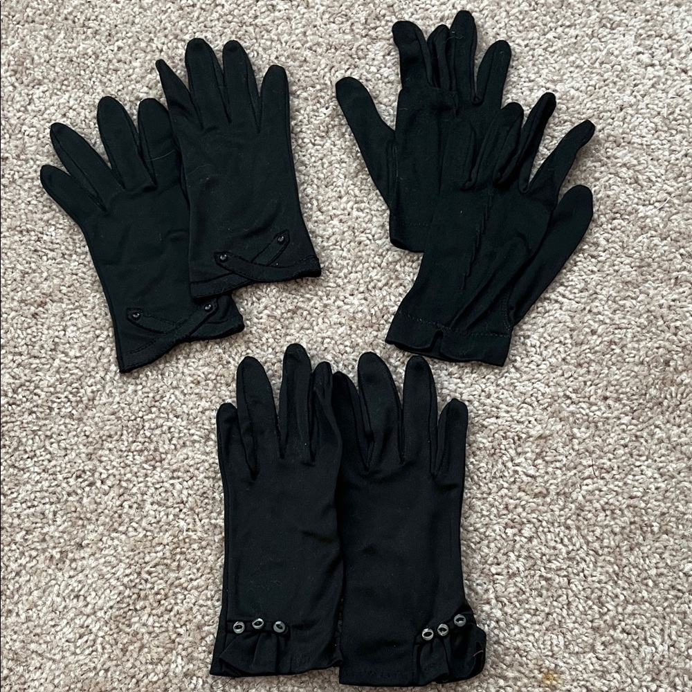 Elegant Black Womens Gloves